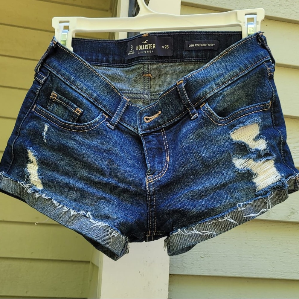 Hollister jean shorts